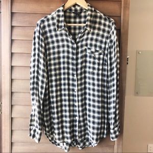 Lucky Brand Buffalo check flannel shirt size Large